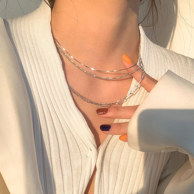 Stellar Layering Chain Necklace