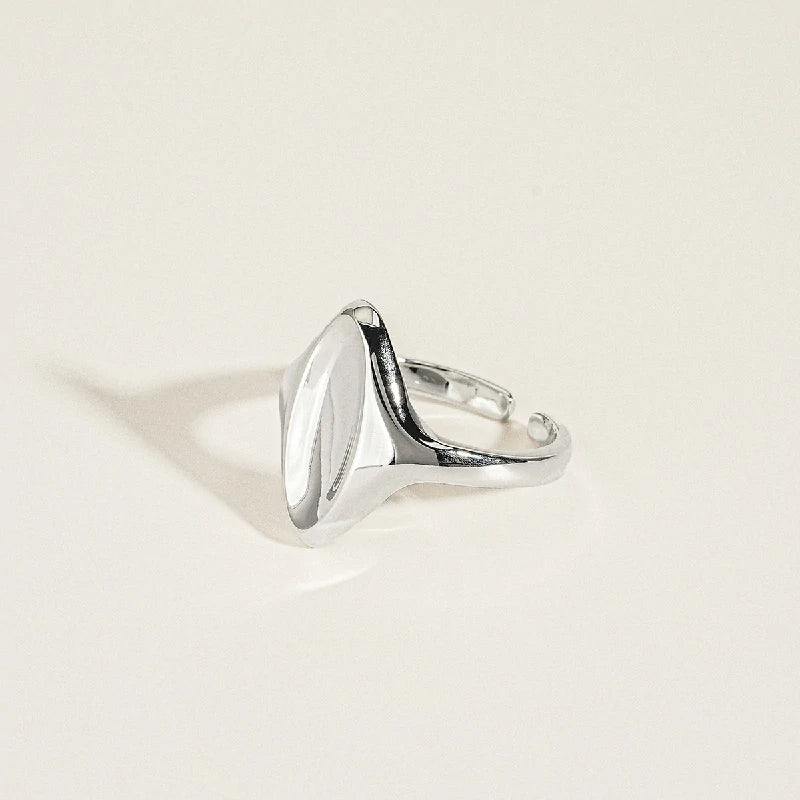 Architectural Oval Ring