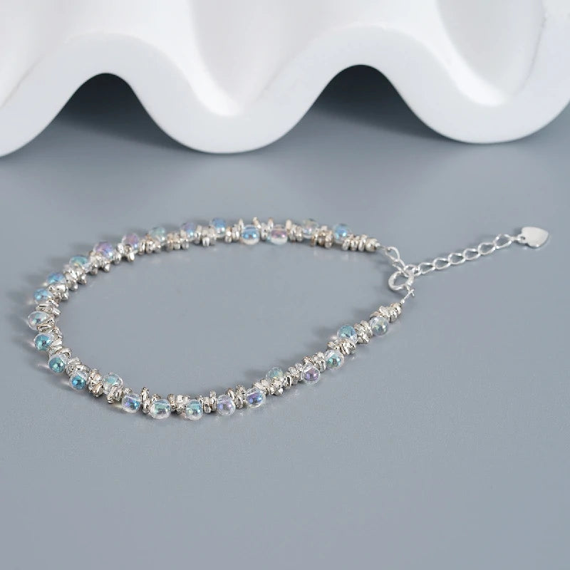 Luminous Glass Bead Bracelet