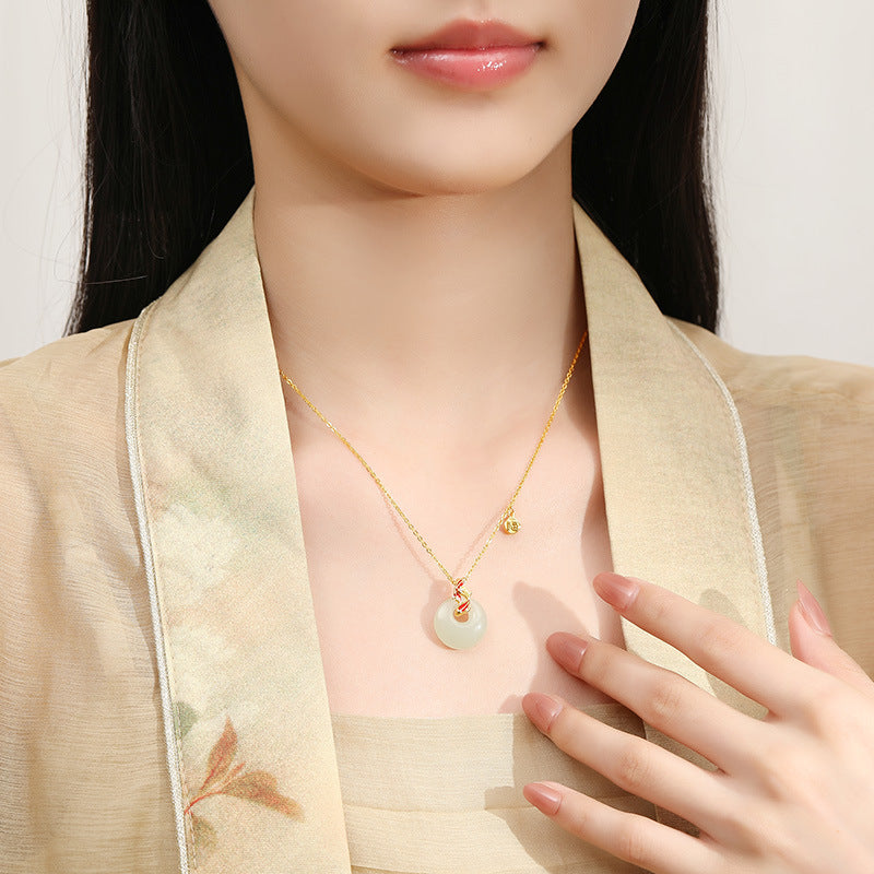 Koi Nephrite Necklace