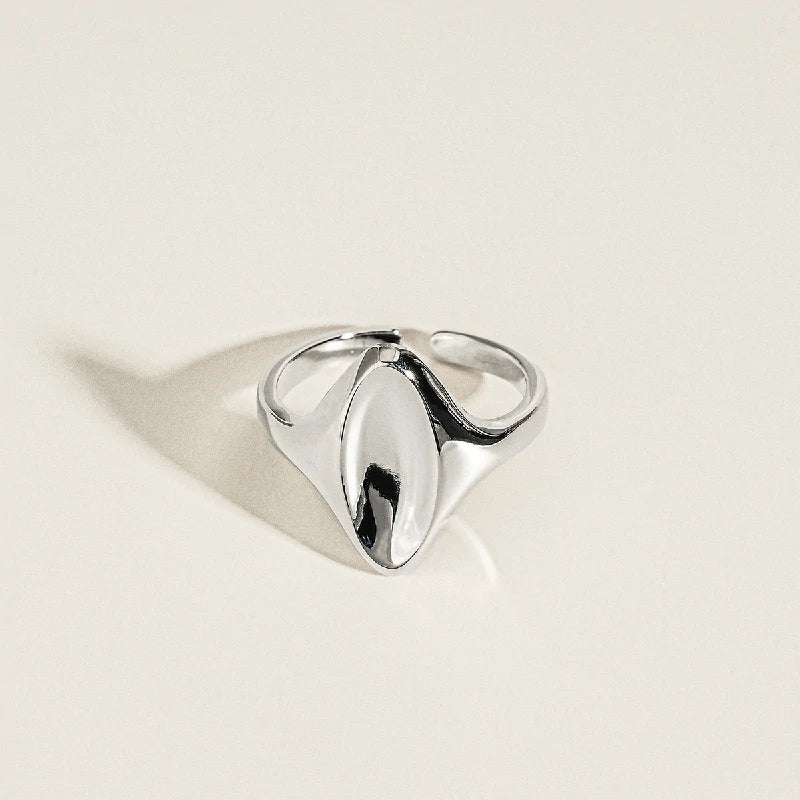 Architectural Oval Ring