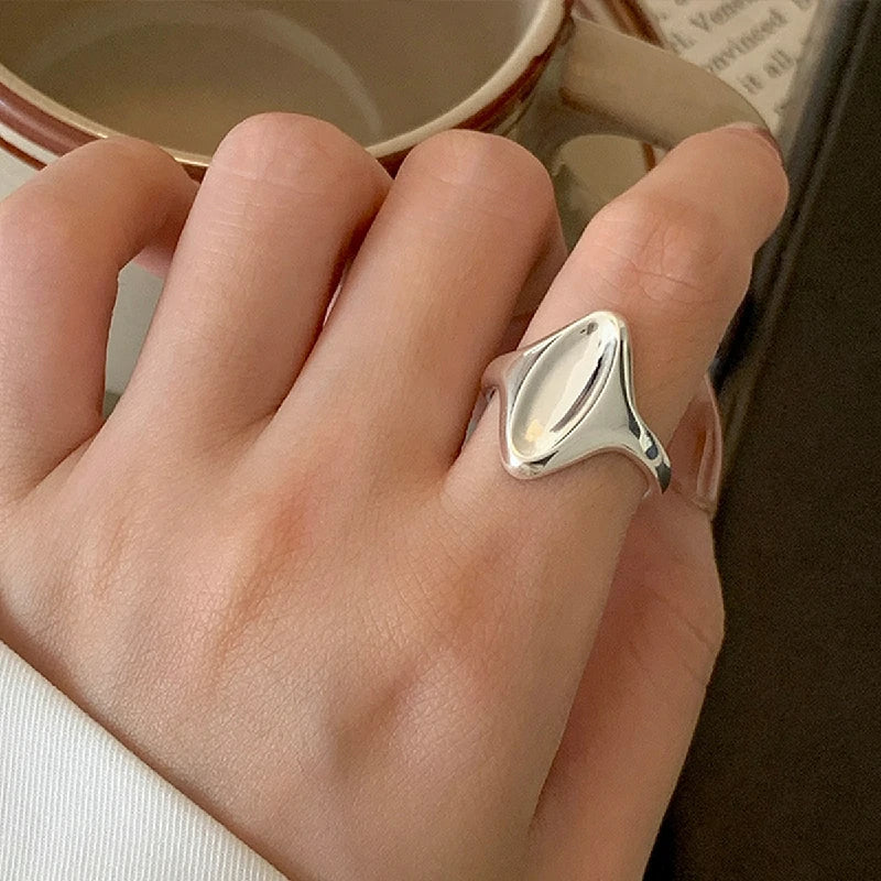 Architectural Oval Ring