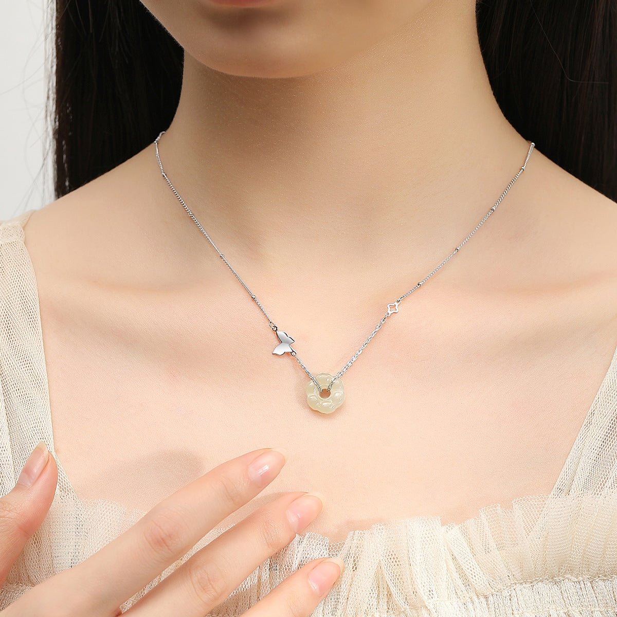 Blossom Butterfly Necklace