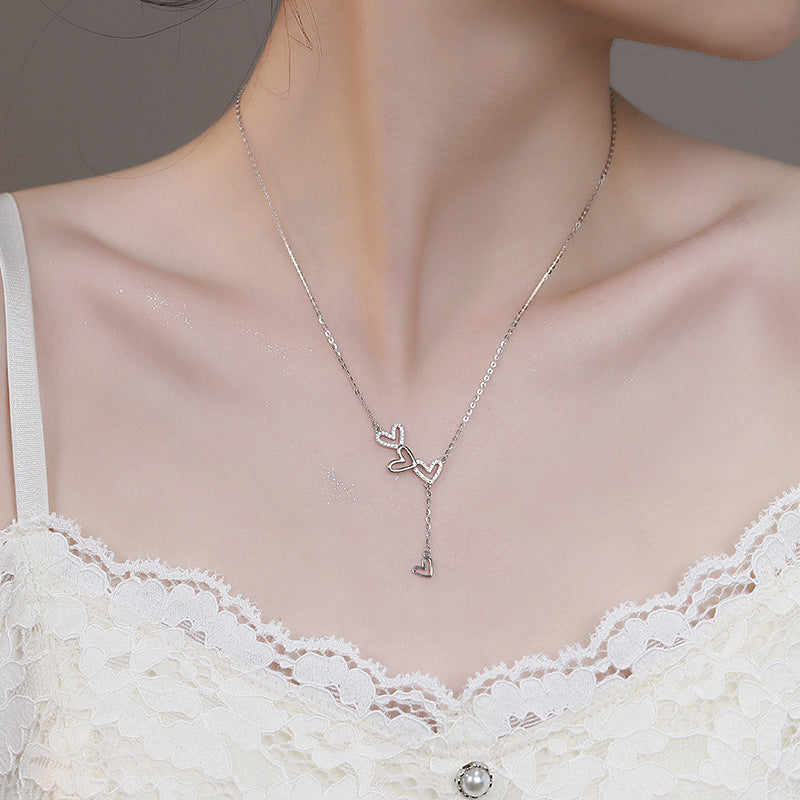 Heart Tassel Necklace