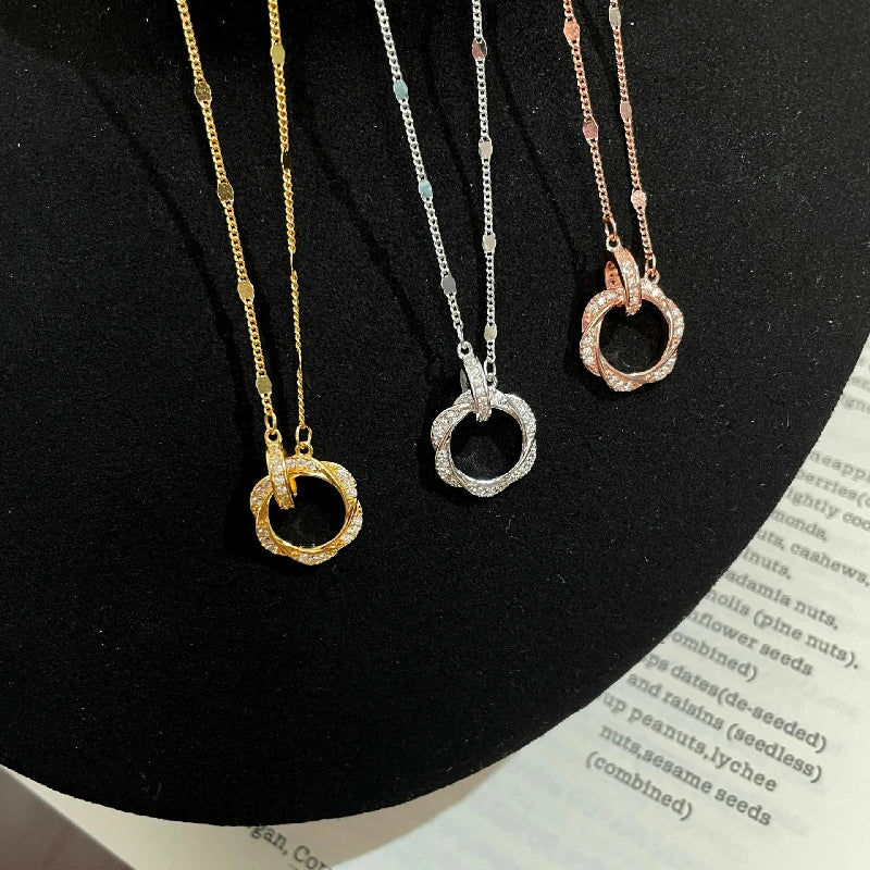 Infinite Loop Interlock Necklace