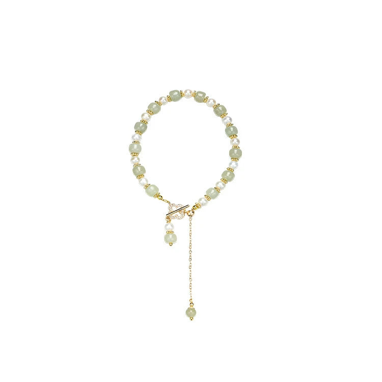 Lucky Clover Jade Bracelet