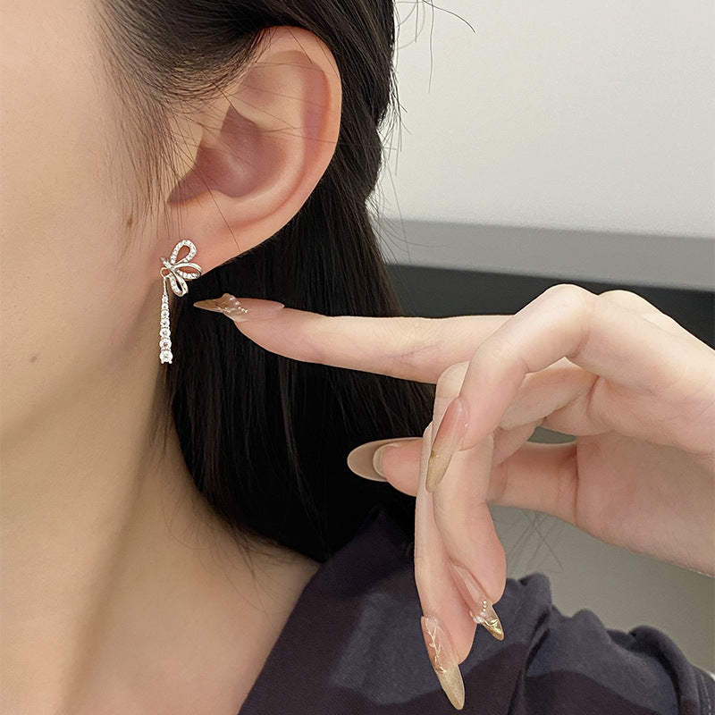 Liquid Bow Earrings | Pair