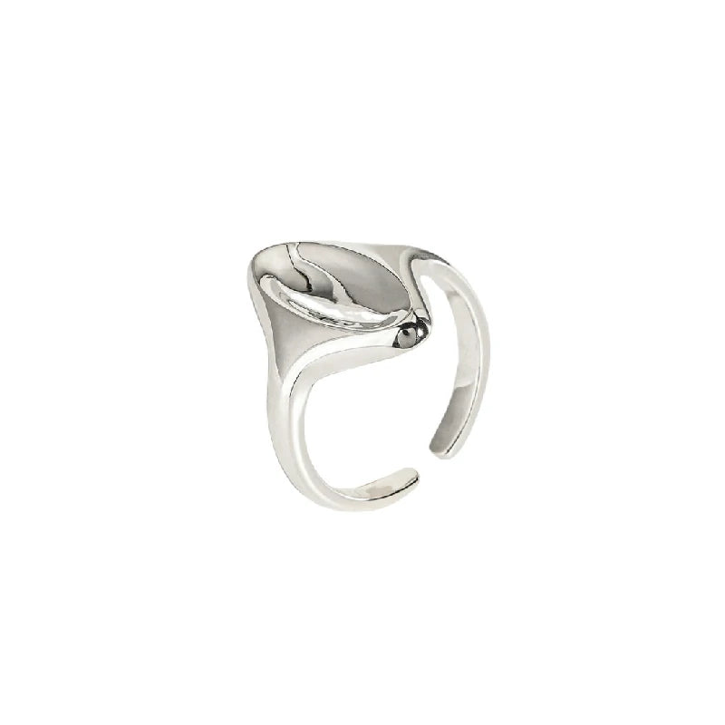 Architectural Oval Ring