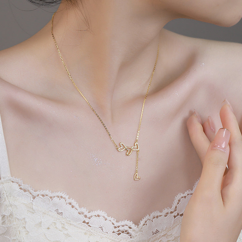 Heart Tassel Necklace