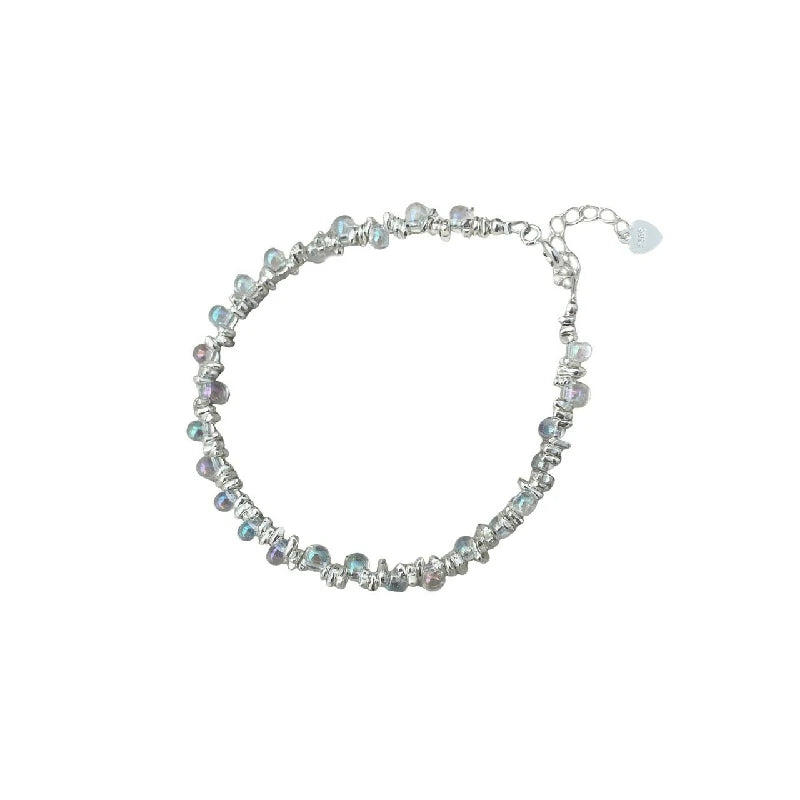 Luminous Glass Bead Bracelet