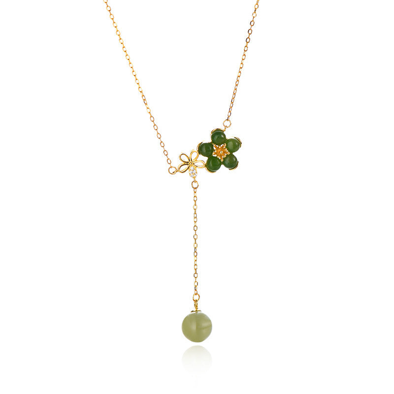 Cascading Jade Necklace