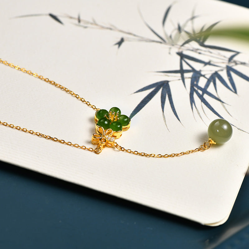 Cascading Jade Necklace