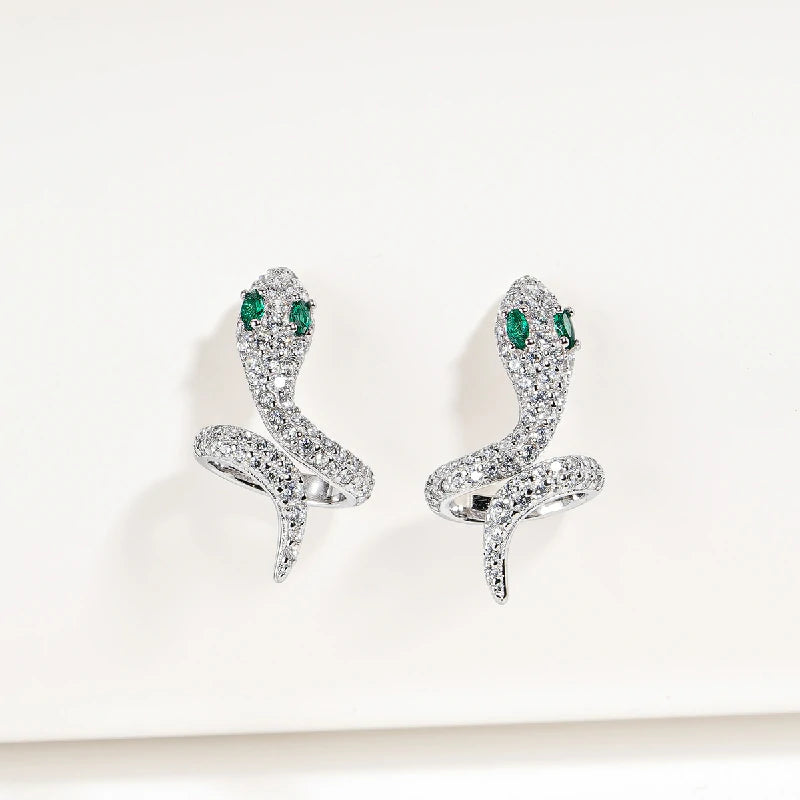 Serpentine Curve Studs | Pair