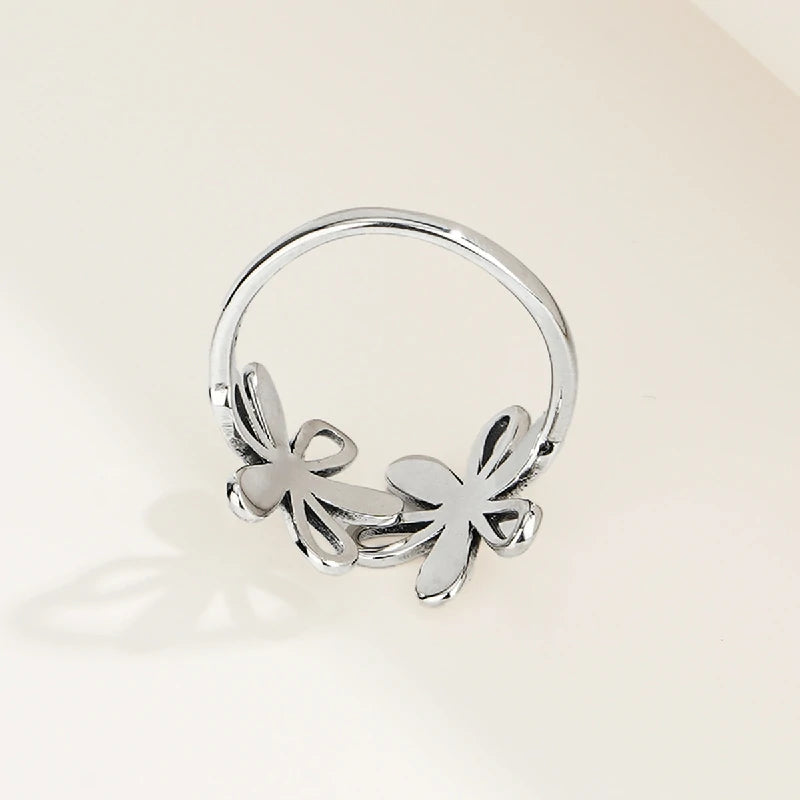 Antiqued Blossom Ring