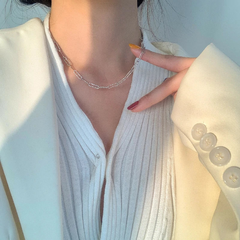 Stellar Layering Chain Necklace