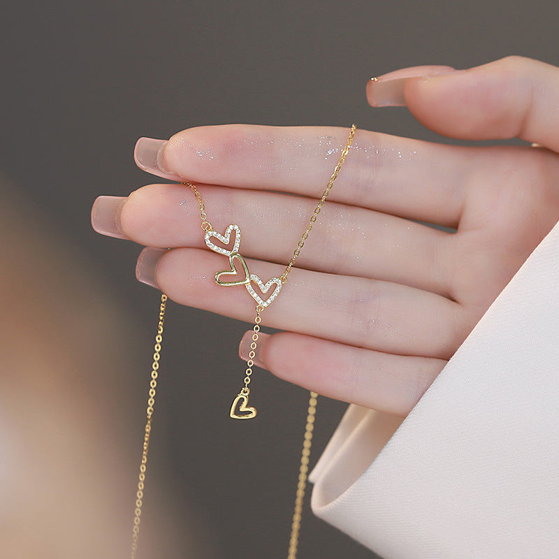 Heart Tassel Necklace