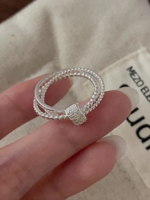 Interlaced Sphere Ring