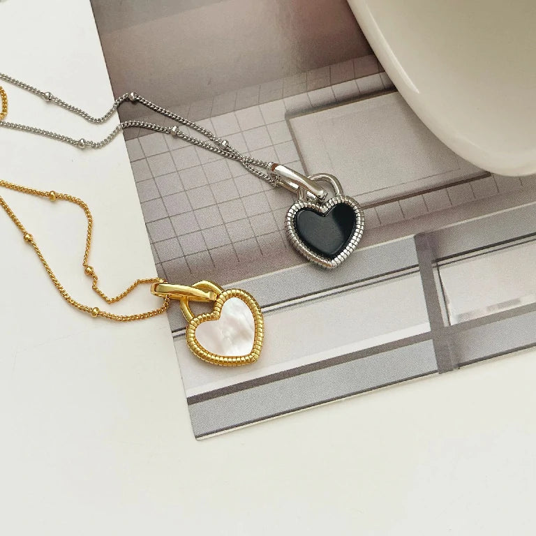 Two-Sided Heart Pendant
