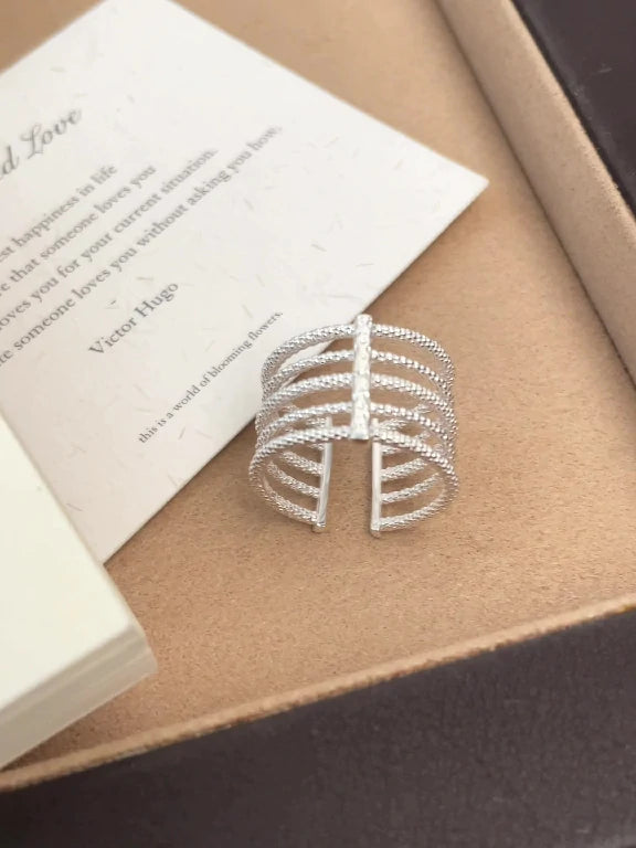 Textured Layer Ring