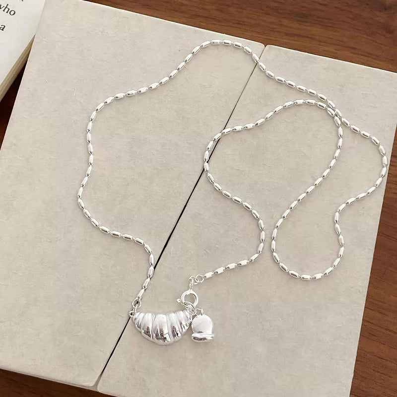 Croissant Pendant Necklace