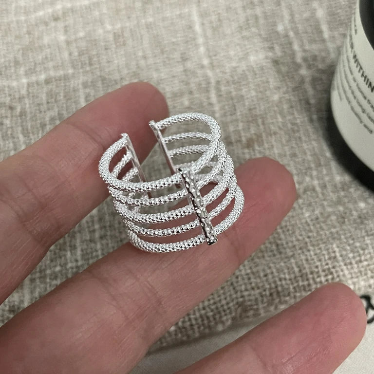 Textured Layer Ring