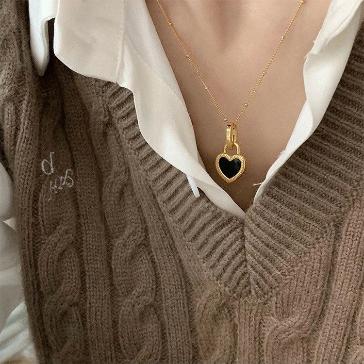 Two-Sided Heart Pendant