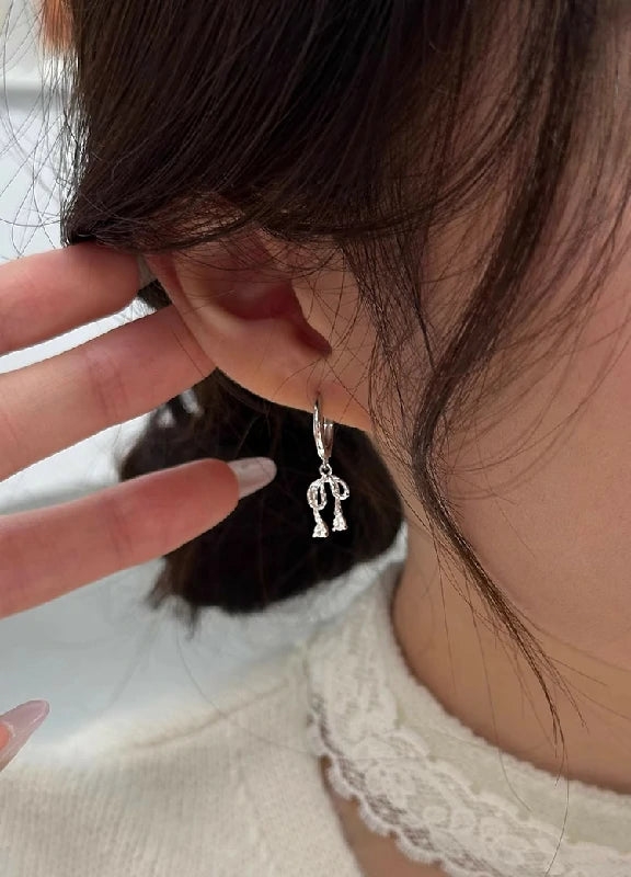 Draping Bow Drop Earrings | Pair