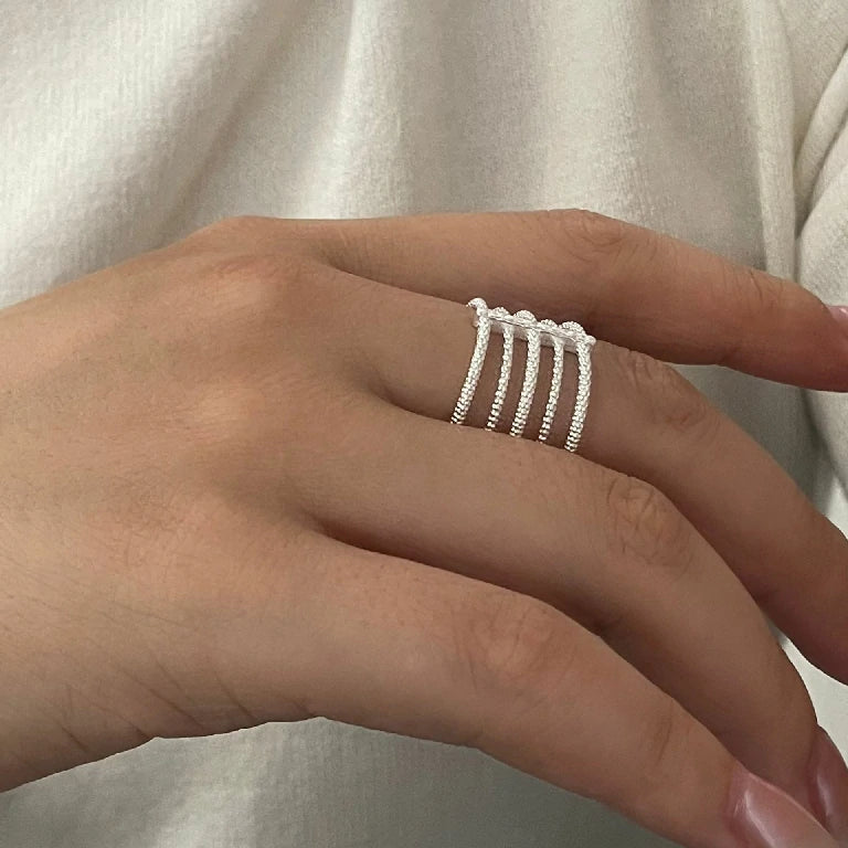 Textured Layer Ring