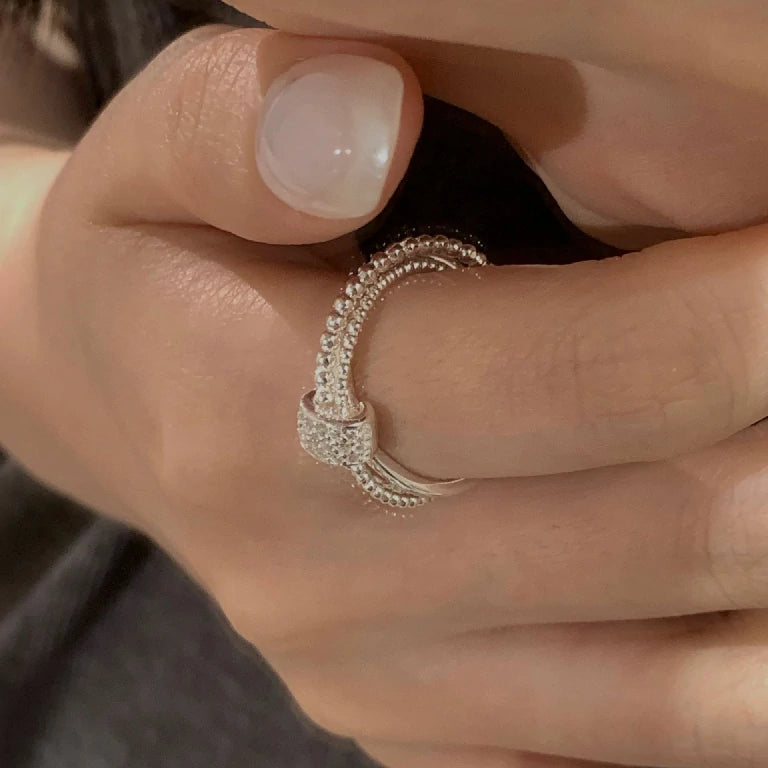 Interlaced Sphere Ring