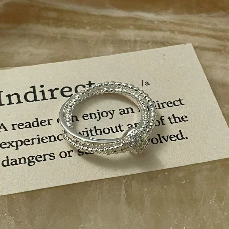 Interlaced Sphere Ring