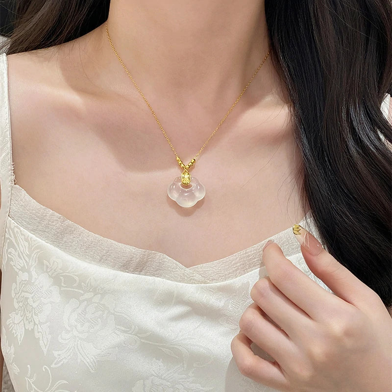 Auspicious Cloud Eternal Joy Necklace