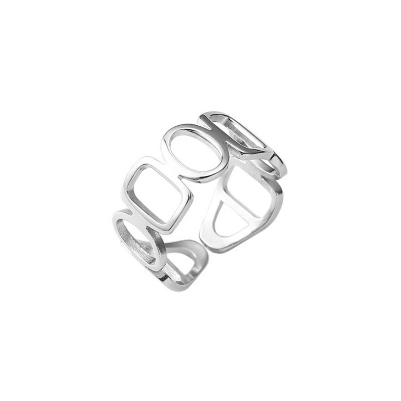 Geometric Adjustable Ring Set