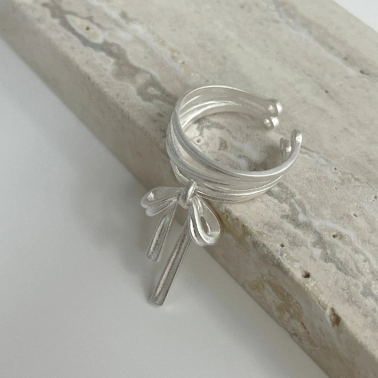 Ballet Ribbon Adjustable Ring