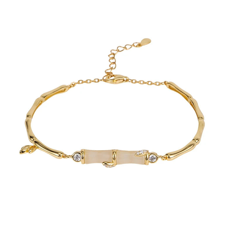 Bamboo Growth Cuff Bracelet