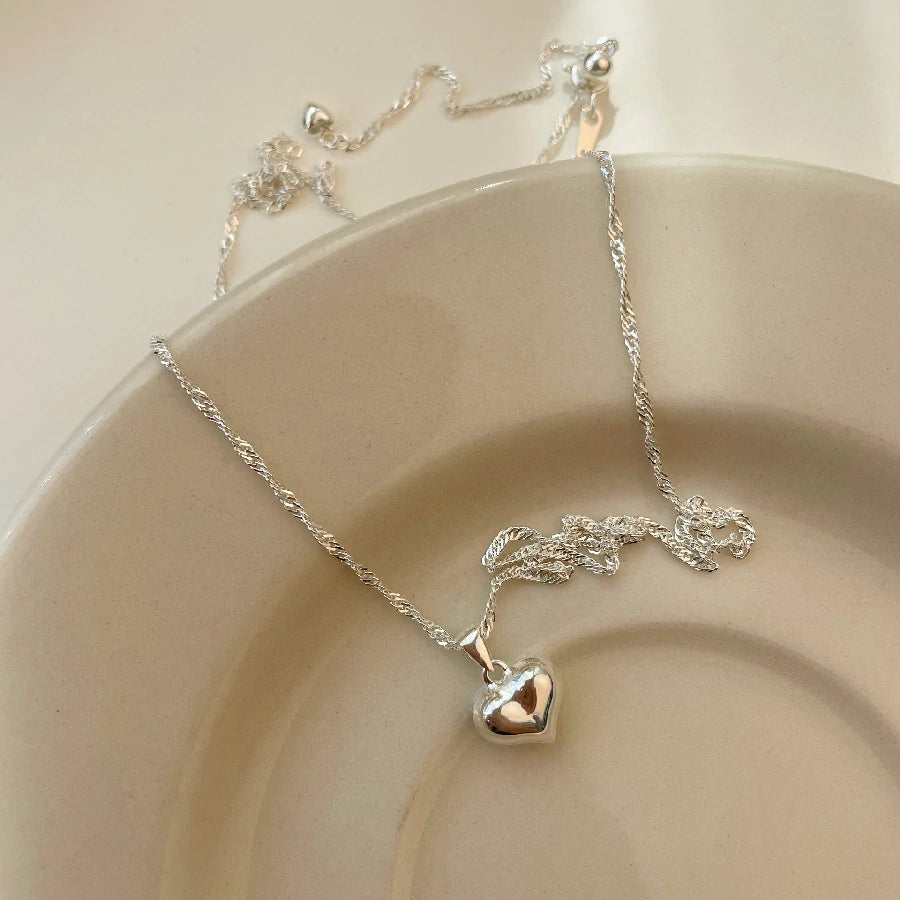 Silver Heart Necklace