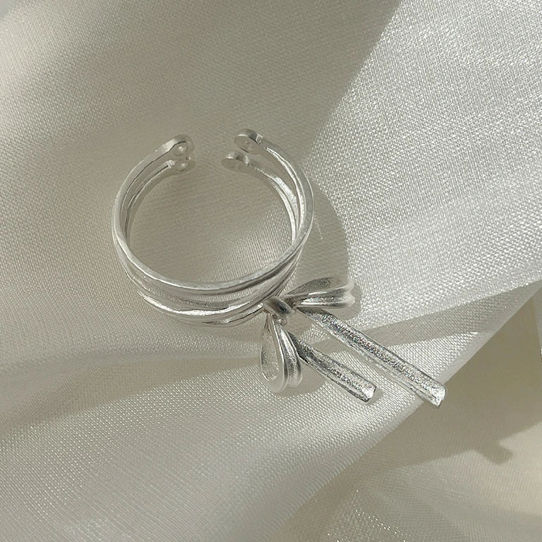 Ballet Ribbon Adjustable Ring