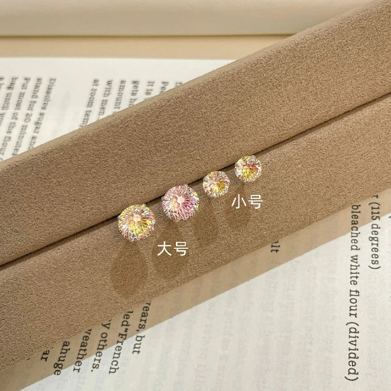 Firework Cut Stud Earrings | Pair