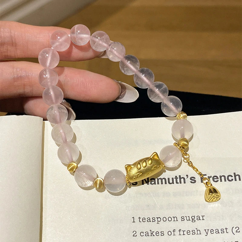 Lotus Baguette-Cat Bracelet