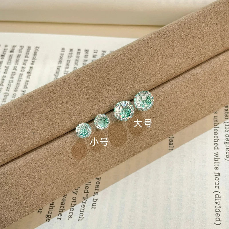 Firework Cut Stud Earrings | Pair