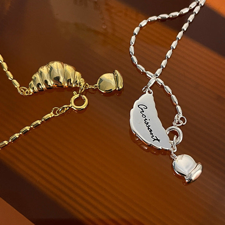 Croissant Pendant Necklace