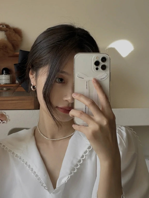 Liquid Drop Huggie Earrings