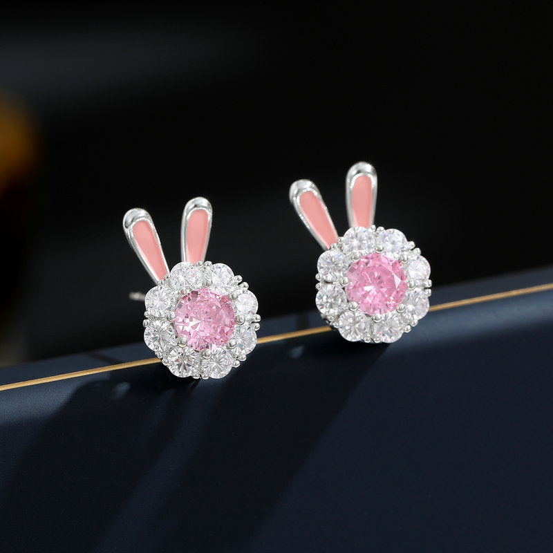 Spinning Rabbit Fidget Earrings | Pair