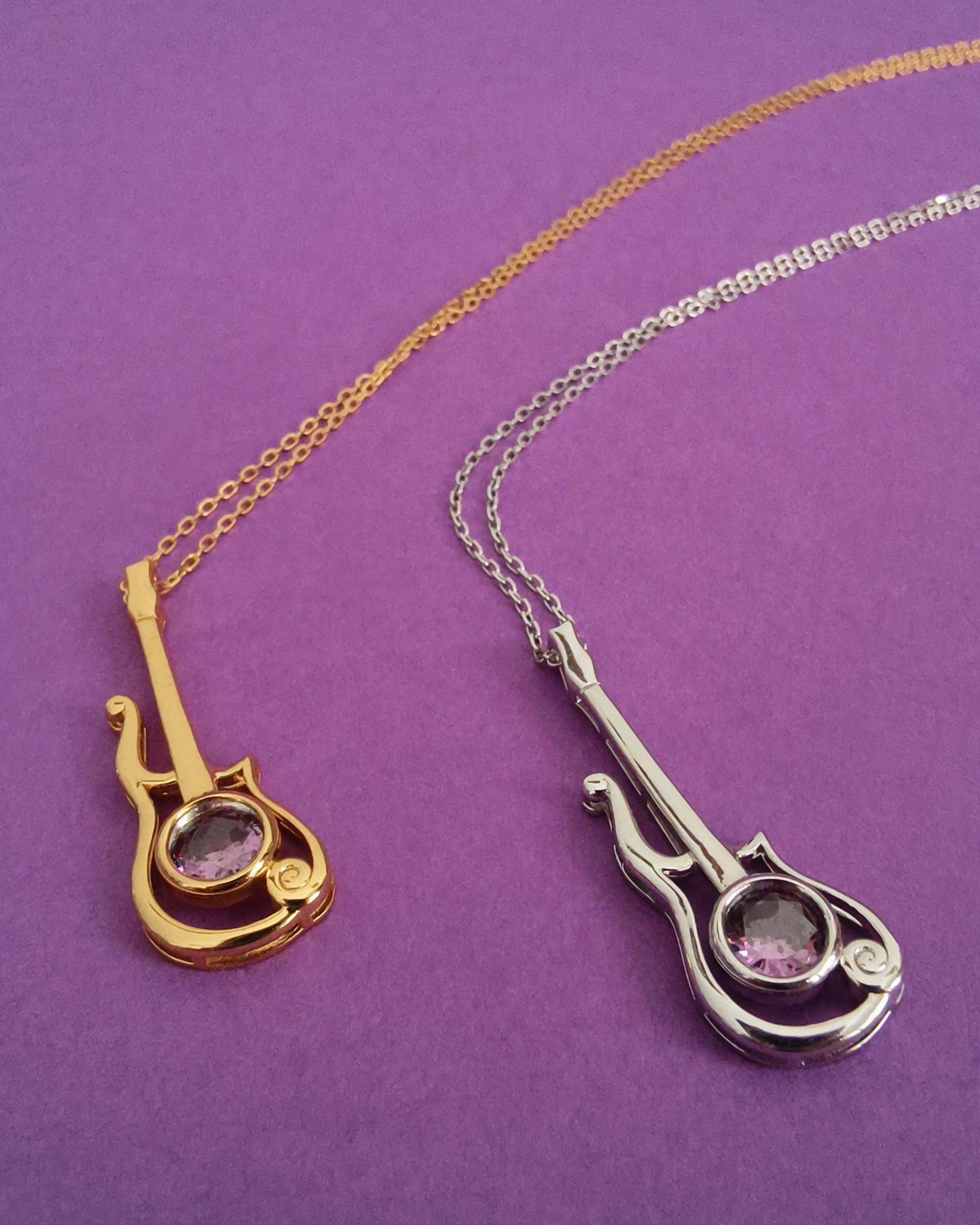 Purple Cloud Necklace