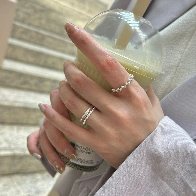 Geometric Adjustable Ring Set