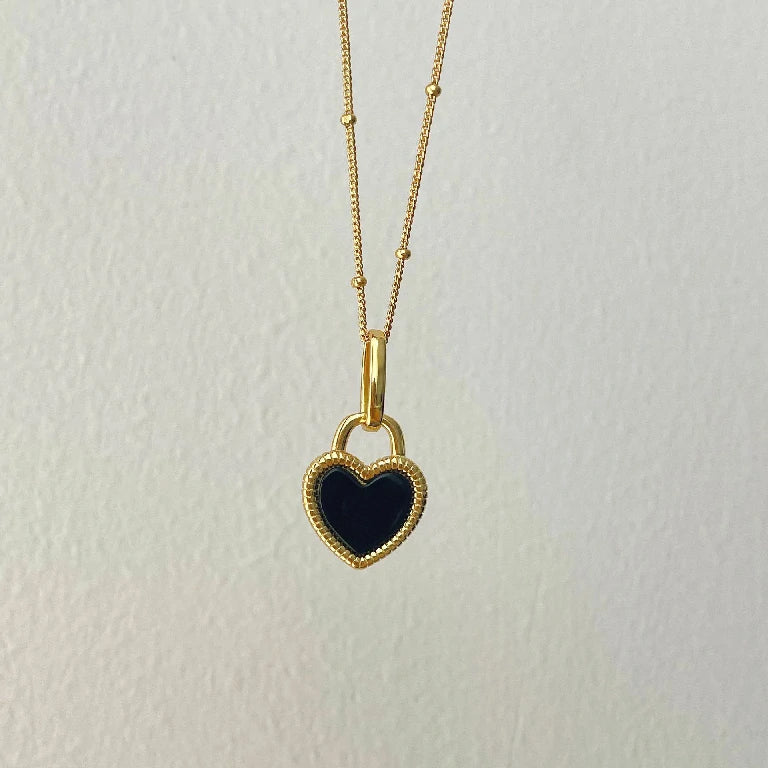 Two-Sided Heart Pendant