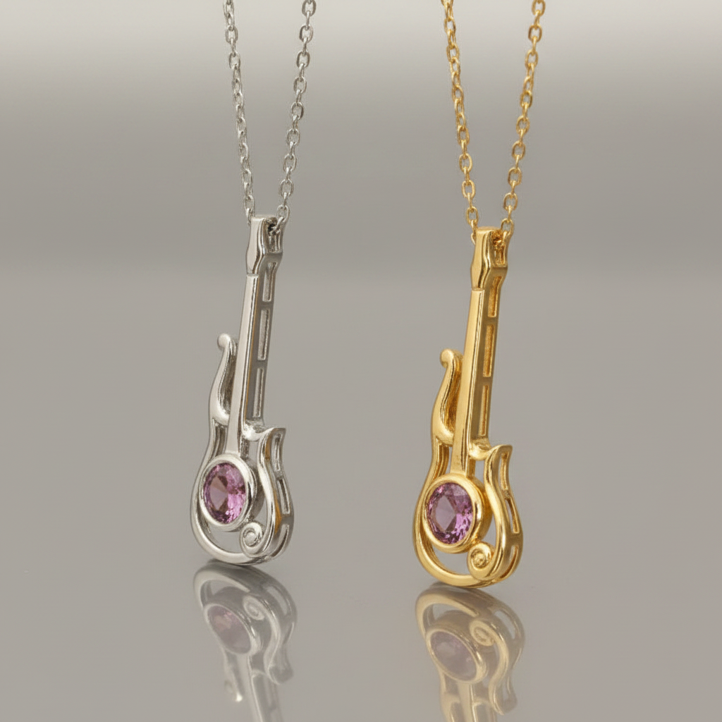 Purple Duet Necklaces
