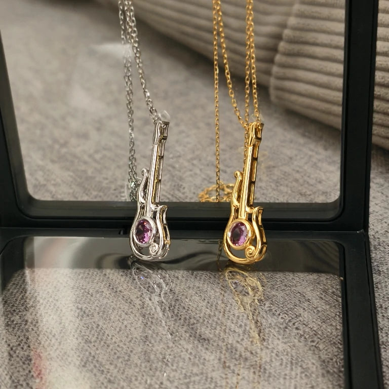 Purple Cloud Necklace