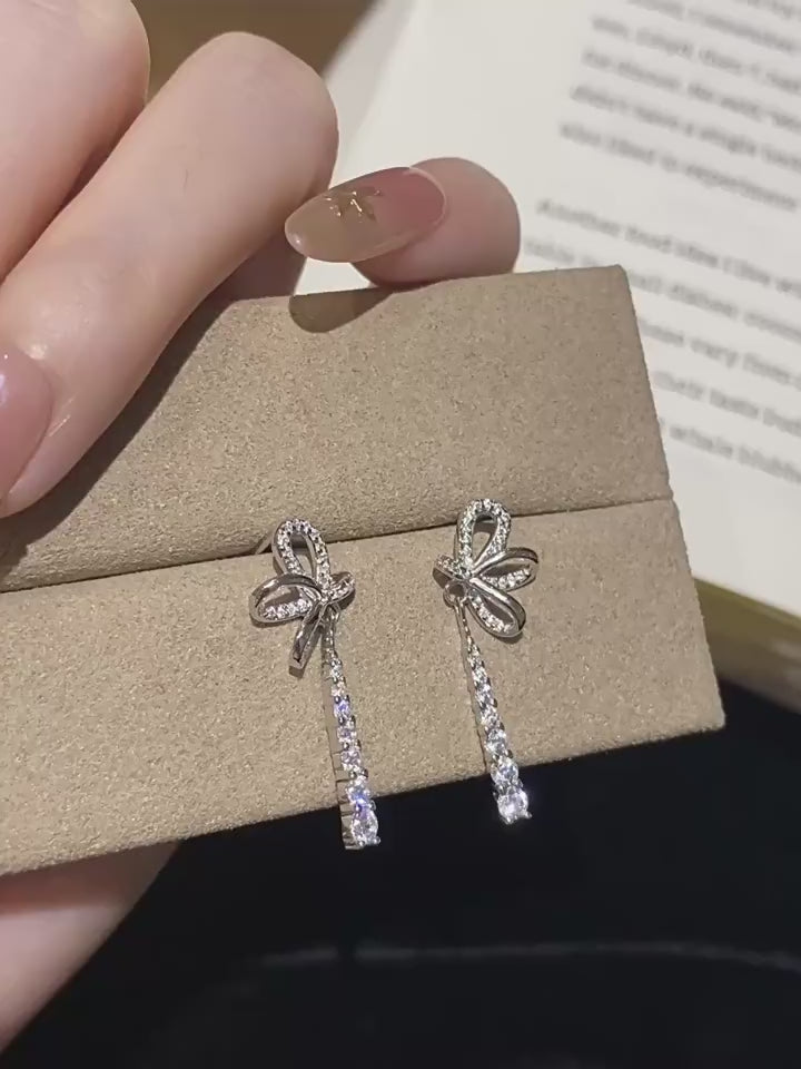 Liquid Bow Earrings | Pair