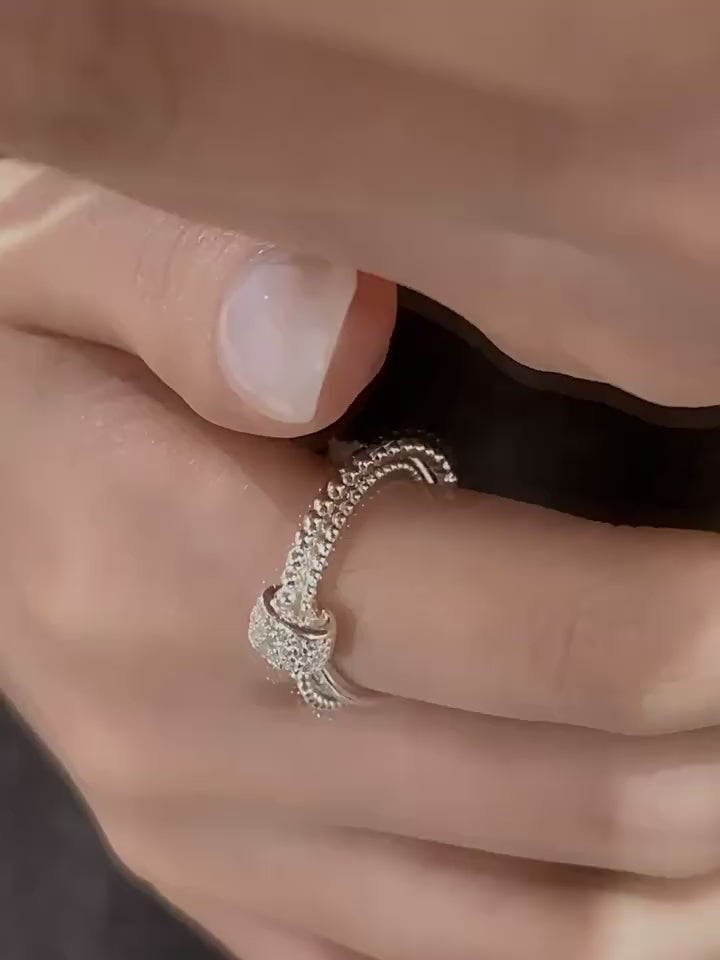 Interlaced Sphere Ring