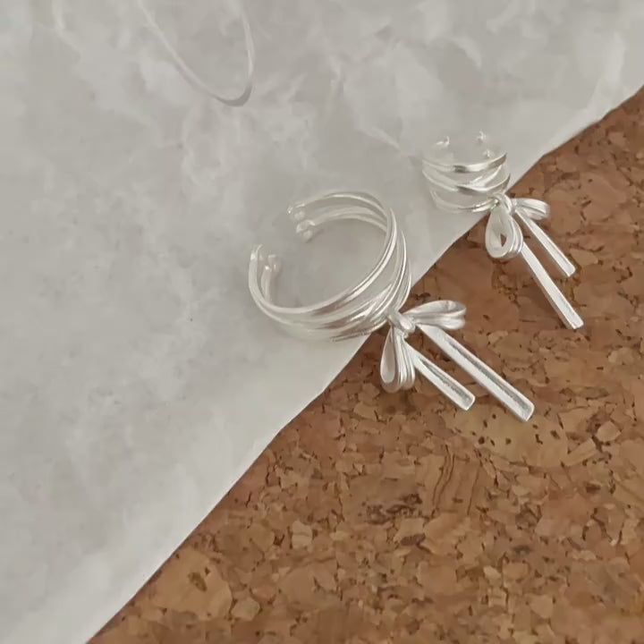 Ballet Ribbon Adjustable Ring